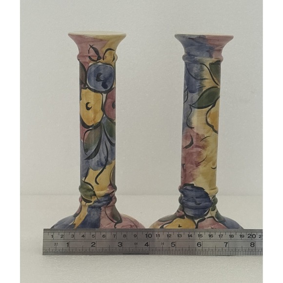 Jay Willfred Ceramic Taper Candle Holders Div of Andrea‎ by Sadek - Picture 2 of 12